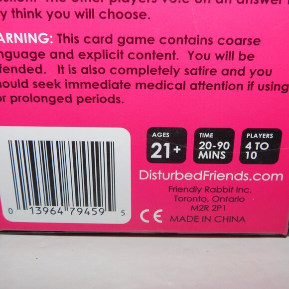 Disturbed Friends Adult Party Card Game - Picture 5 of 6